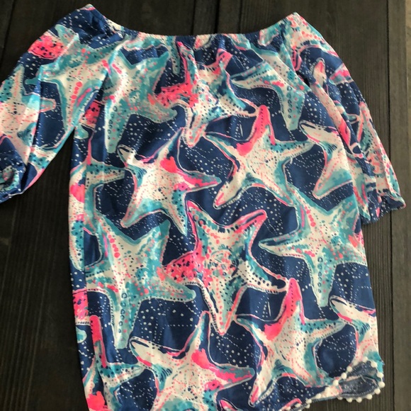 Lilly Pulitzer Other - Lily Pulitzer off the shoulder starfish dress